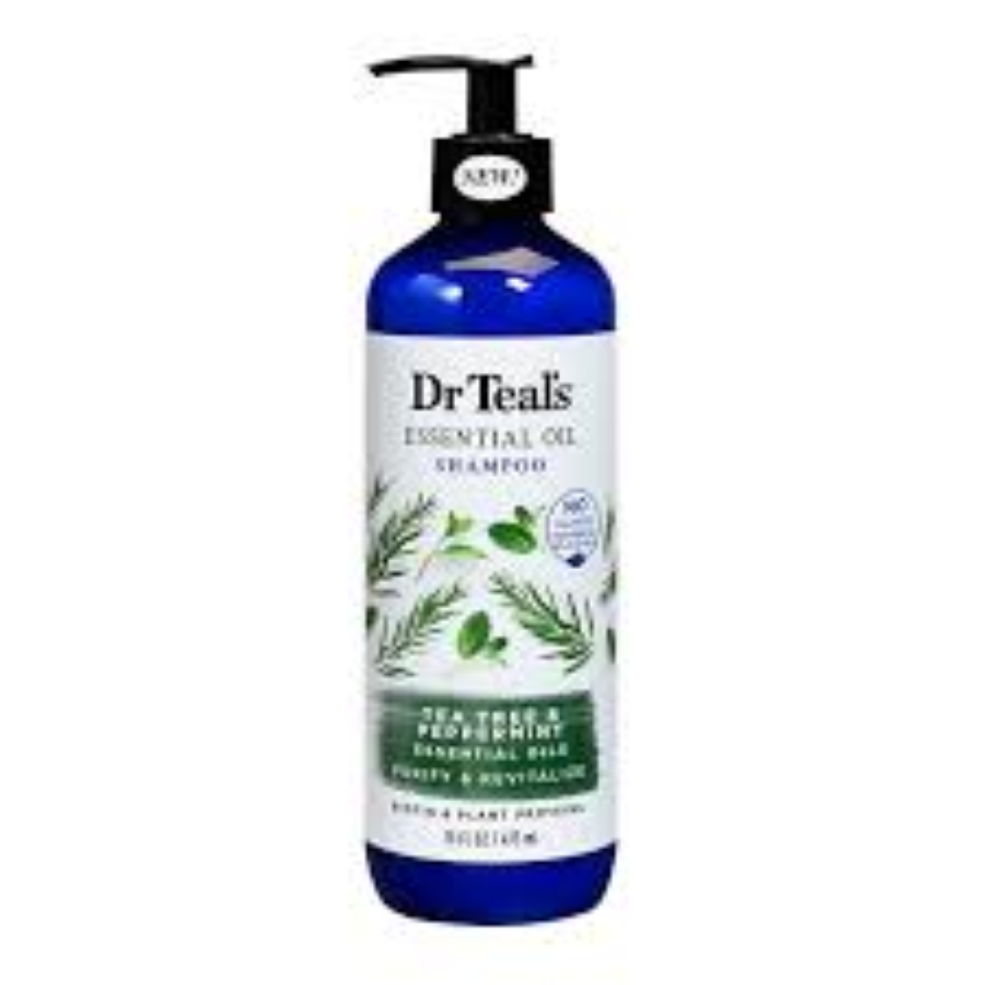 DR TEALS ESS OIL TEA TREE PEPPER MINT SHAMP 473ML